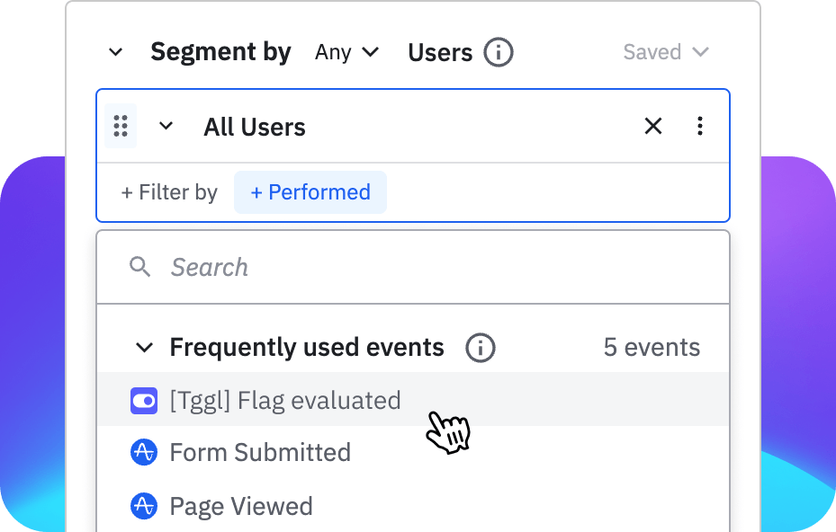 Flag evaluation events in Amplitude