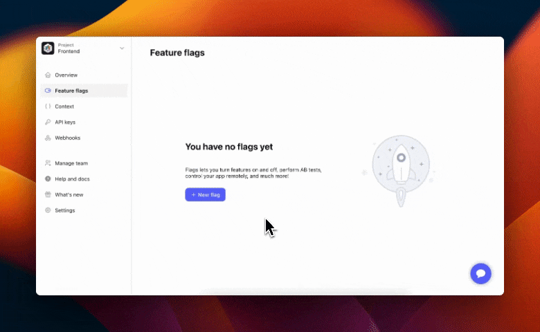 How to setup feature flags in React